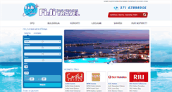 Desktop Screenshot of fiji-travel.lv